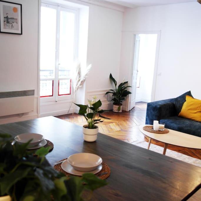 Appartement Haussmanannien Cosy - Republique Paris Bagian luar foto